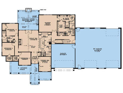 Main Floor  for House Plan #8318-00389