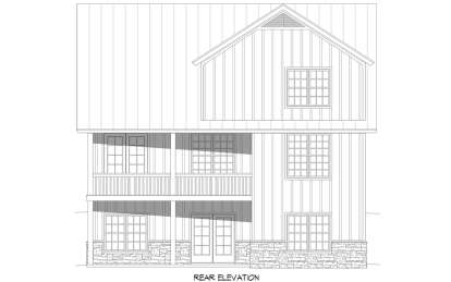 Modern Farmhouse House Plan #940-01026 Elevation Photo