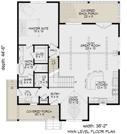 Main Floor  for House Plan #940-01026
