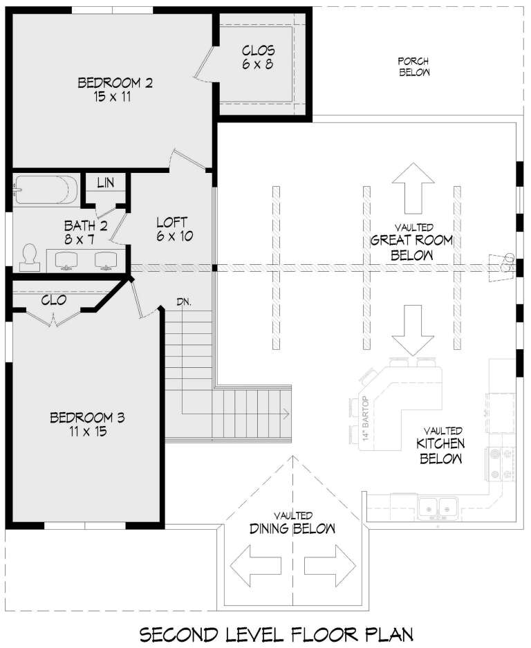 House Plan House Plan #31012 Drawing 2