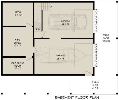 Basement for House Plan #940-01027
