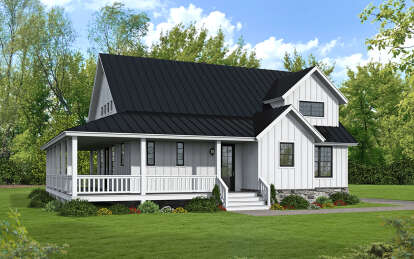 Modern Farmhouse House Plan #940-01029 Elevation Photo