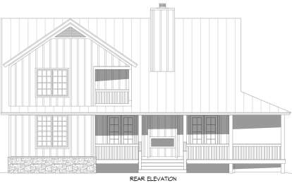 Modern Farmhouse House Plan #940-01029 Elevation Photo