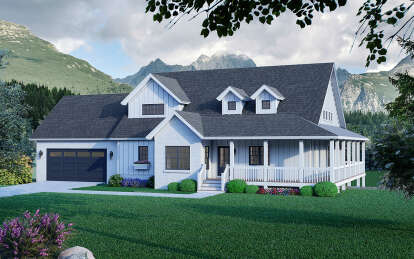 Modern Farmhouse House Plan #940-01030 Elevation Photo