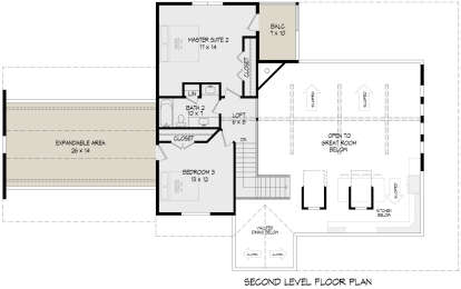 Second Floor for House Plan #940-01030