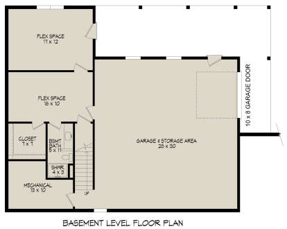 Basement for House Plan #940-01030