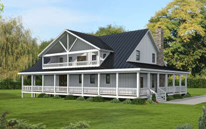 Farmhouse House Plan #940-01031 Elevation Photo