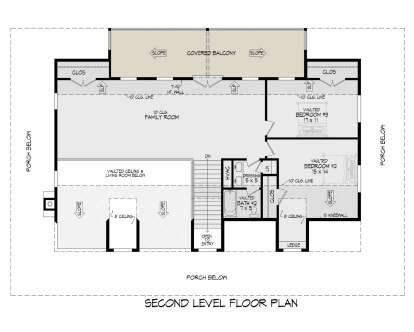 Second Floor for House Plan #940-01031