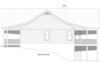 Lake Front House Plan #940-01032 Elevation Photo