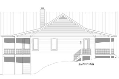 Lake Front House Plan #940-01032 Elevation Photo