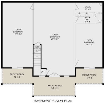 Basement for House Plan #940-01032