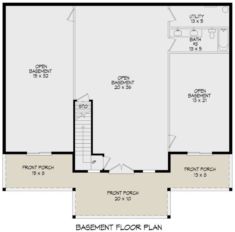 House Plan House Plan #31022 Drawing 2