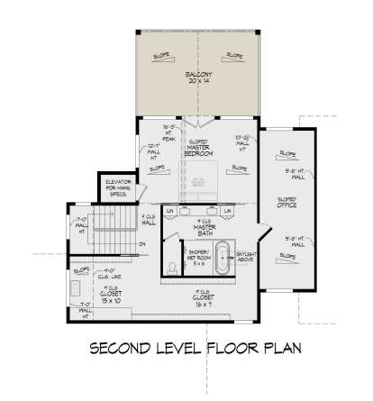 Second Floor for House Plan #940-01033
