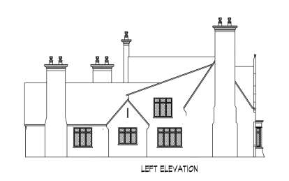 European House Plan #6472-00003 Elevation Photo