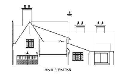 European House Plan #6472-00003 Elevation Photo