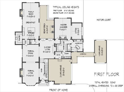 Main Floor  for House Plan #6472-00003