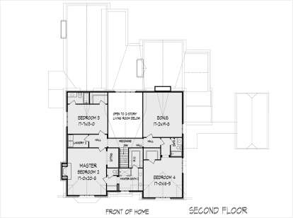 Second Floor for House Plan #6472-00003