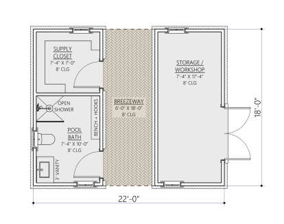 Main Floor  for House Plan #8687-00018