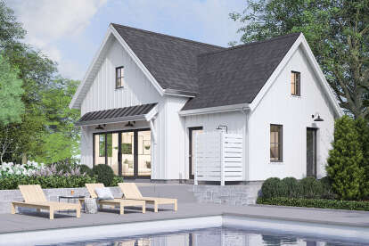 Modern Farmhouse House Plan #8937-00095 Elevation Photo