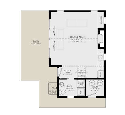 Main Floor  for House Plan #8937-00095