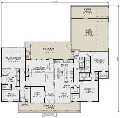 Main Floor  for House Plan #4534-00112