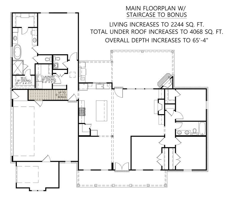 House Plan House Plan #31032 Drawing 3