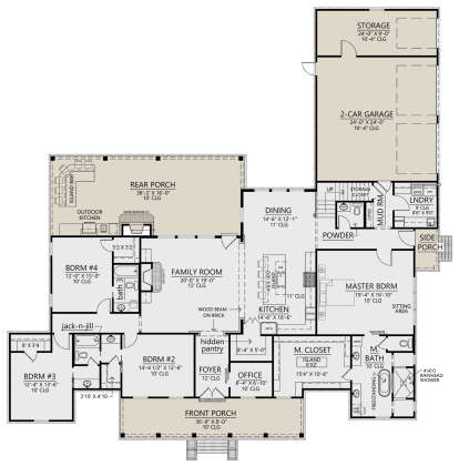 Main Floor  for House Plan #4534-00115