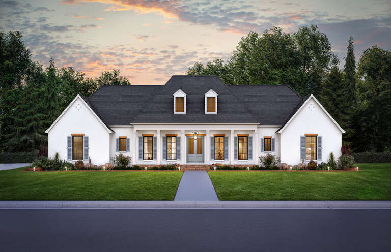 House Plan House Plan #31035 Front Elevation 