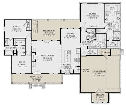 Main Floor  for House Plan #4534-00117