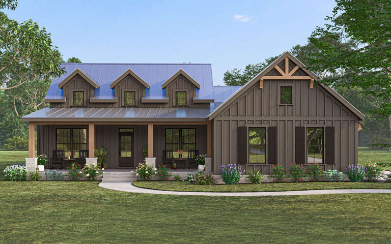 House Plan House Plan #31038 Front Elevation 