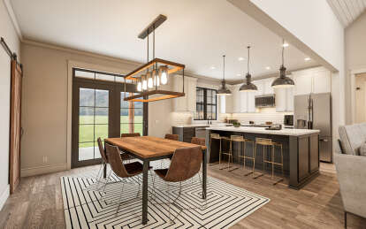 Modern Farmhouse House Plan #009-00398 Additional Photo