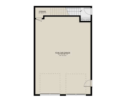 Garage Floor for House Plan #8937-00097