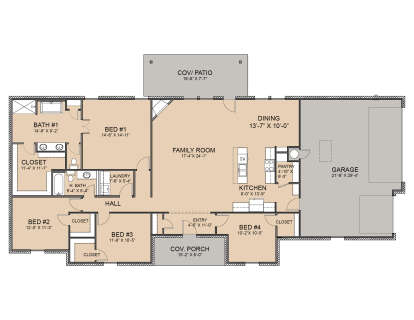 Main Floor  for House Plan #677-00028
