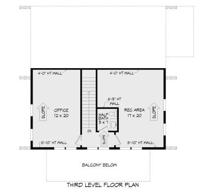 Third Floor for House Plan #940-01034