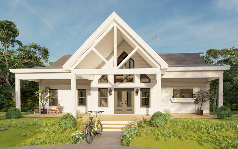 House Plan House Plan #31055 Front Elevation 