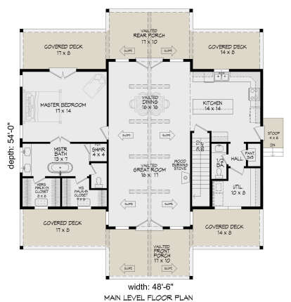 Main Floor  for House Plan #940-01038