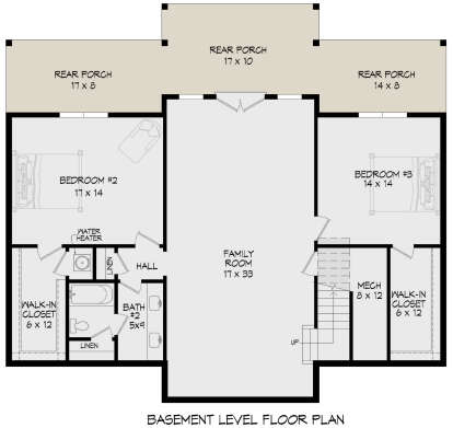 Basement for House Plan #940-01038
