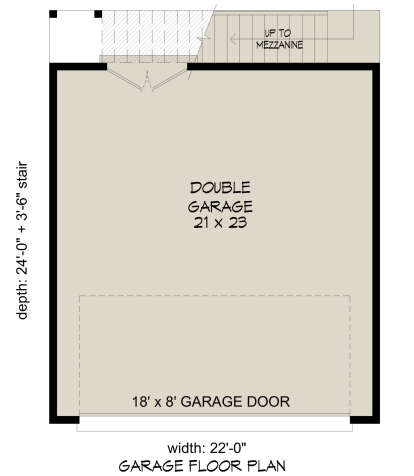 Garage Floor for House Plan #940-01042