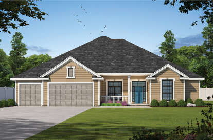 Country House Plan #402-01813 Elevation Photo