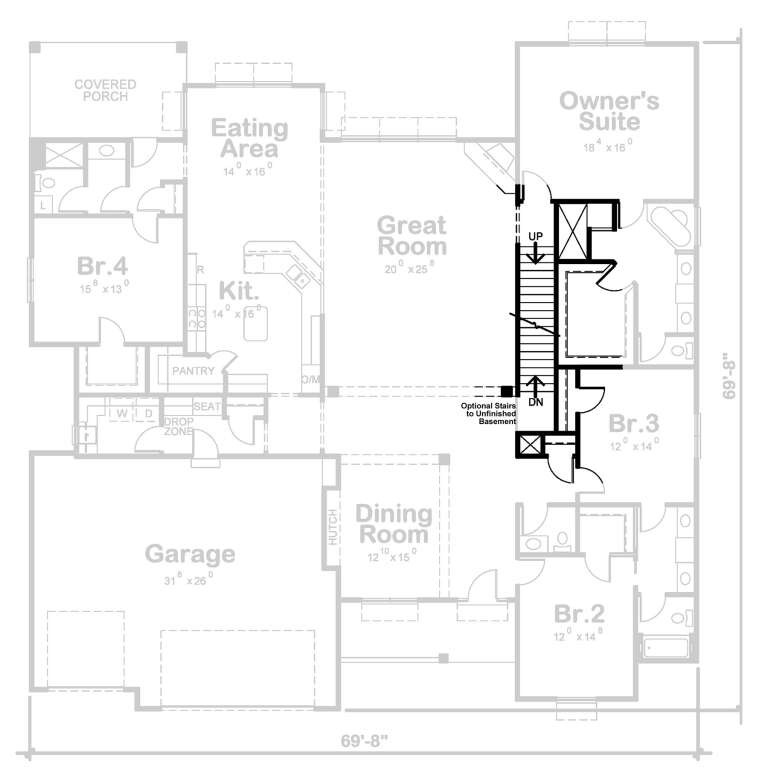 House Plan House Plan #31062 Drawing 3