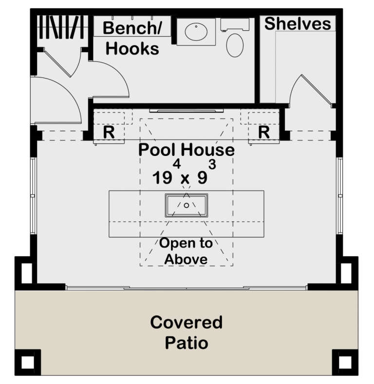House Plan House Plan #31063 Drawing 1