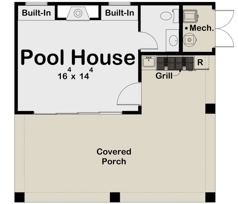 House Plan House Plan #31068 Drawing 1