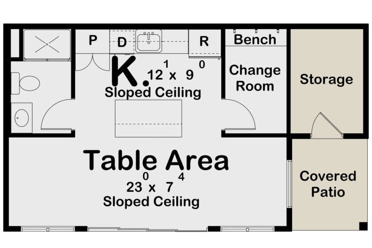House Plan House Plan #31069 Drawing 1