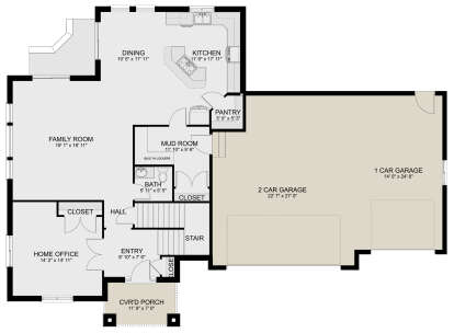 Main Floor  for House Plan #2802-00289