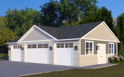Craftsman House Plan #2802-00290 Elevation Photo