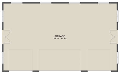 Garage Floor for House Plan #2802-00290