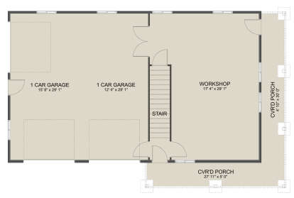 First Floor for House Plan #2802-00291