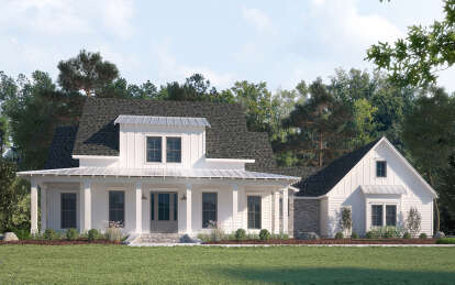 Modern Farmhouse House Plan #4534-00120 Elevation Photo