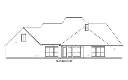 French Country House Plan #4534-00121 Elevation Photo