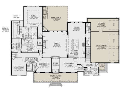 Main Floor  for House Plan #4534-00121